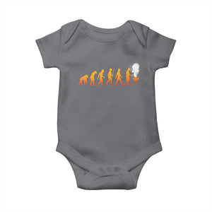Funny BBQ Baby Onesie Evolution Of Grill Master Grilling Gifts Meat Smoking TS10 Charcoal Print Your Wear