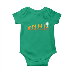 Funny BBQ Baby Onesie Evolution Of Grill Master Grilling Gifts Meat Smoking TS10 Irish Green Print Your Wear
