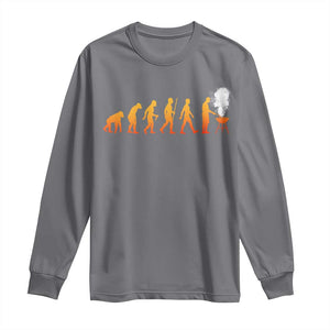 Funny BBQ Long Sleeve Shirt Evolution Of Grill Master Grilling Gifts Meat Smoking TS10 Charcoal Print Your Wear
