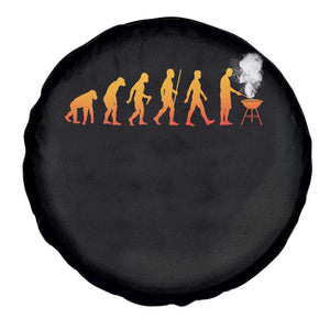 Funny BBQ Spare Tire Cover Evolution Of Grill Master Grilling Gifts Meat Smoking TS10 Print Your Wear