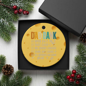 Funny Dad Ceramic Ornament Retro Dad Bank Fathers Day
