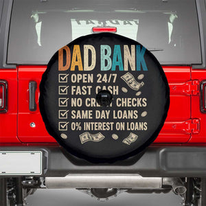 Funny Dad Spare Tire Cover Retro Dad Bank Fathers Day