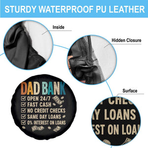 Funny Dad Spare Tire Cover Retro Dad Bank Fathers Day
