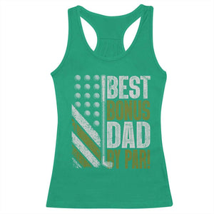 Best Bonus Dad By Par Racerback Tank Top Step Dad Golf American Flag Fathers Day Gift For Golfers TS10 Irish Green Print Your Wear