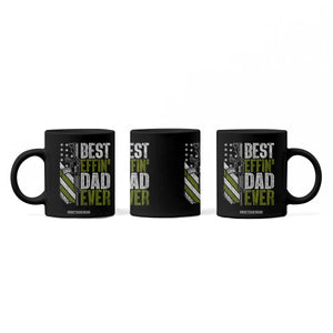 Best Effin Dad Ever Coffee Mug Fathers Day Daddy Gun American Flag TS10 Print Your Wear