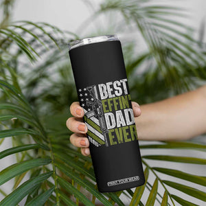 Best Effin Dad Ever Skinny Tumbler Fathers Day Daddy Gun American Flag TS10 Print Your Wear