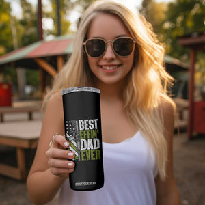 Best Effin Dad Ever Skinny Tumbler Fathers Day Daddy Gun American Flag TS10 Print Your Wear
