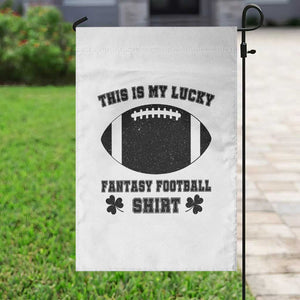 Lucky Fantasy Football Garden Flag Vintage Commissioner Draft Party Commish FFL TS10 Print Your Wear