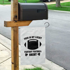 Lucky Fantasy Football Garden Flag Vintage Commissioner Draft Party Commish FFL TS10 Print Your Wear
