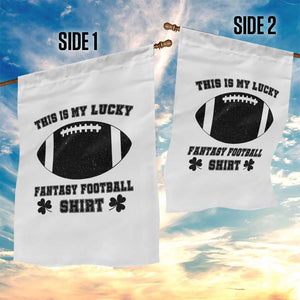 Lucky Fantasy Football Garden Flag Vintage Commissioner Draft Party Commish FFL TS10 Print Your Wear