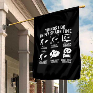 Funny Cornhole Lover Garden Flag Things I Do In My Spare Time Bean Bag Toss Game TS10 Print Your Wear