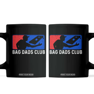 Funny Cornhole Bag Dads Club Coffee Mug TS10 Black Print Your Wear