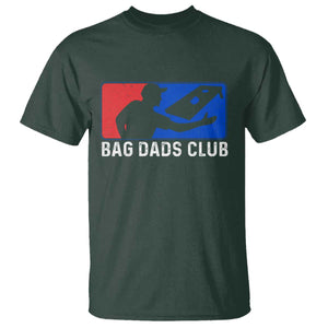Funny Cornhole Bag Dads Club T Shirt TS10 Dark Forest Green Print Your Wear