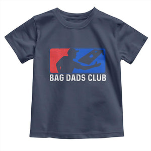 Funny Cornhole Bag Dads Club Toddler T Shirt TS10 Navy Print Your Wear