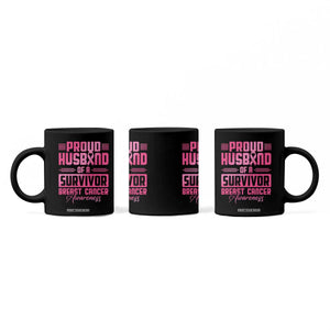 Husband Of A Warrior Breast Cancer Awareness Coffee Mug Wife Support Squad TS10 Print Your Wear