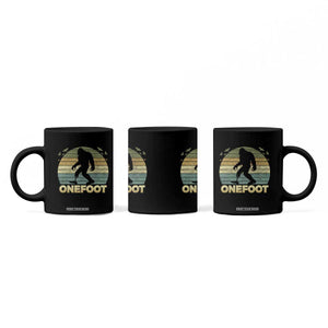Onefoot Leg Amputee Recovery Coffee Mug Retro One Foot Bigfoot TS10 Print Your Wear