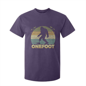 Onefoot Leg Amputee Recovery T Shirt For Kid Retro One Foot Bigfoot TS10 Purple Print Your Wear