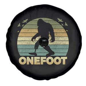 Onefoot Leg Amputee Recovery Spare Tire Cover Retro One Foot Bigfoot TS10 Print Your Wear