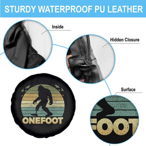 Onefoot Leg Amputee Recovery Spare Tire Cover Retro One Foot Bigfoot TS10 Print Your Wear
