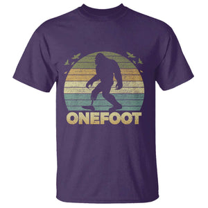 Onefoot Leg Amputee Recovery T Shirt Retro One Foot Bigfoot TS10 Purple Print Your Wear