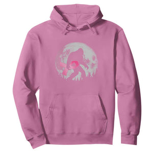 Bigfoot Pink Ribbon Breast Cancer Awareness Hoodie TS10 Azalea Print Your Wear