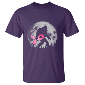 Bigfoot Pink Ribbon Breast Cancer Awareness T Shirt TS10 Purple Print Your Wear