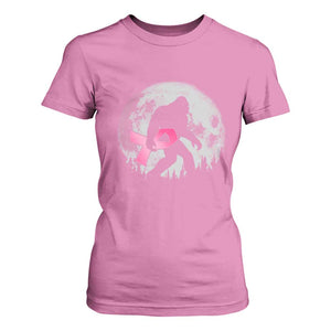 Bigfoot Pink Ribbon Breast Cancer Awareness T Shirt For Women TS10 Azalea Print Your Wear