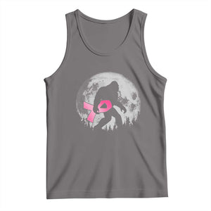 Bigfoot Pink Ribbon Breast Cancer Awareness Tank Top TS10 Deep Heather Print Your Wear