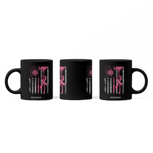 Firefighter Breast Cancer Awareness Coffee Mug Fight For A Cure American Flag TS10 Print Your Wear
