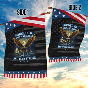 Navy Veteran 250th Anniversary Garden Flag Forged of Salt and Steel US Naval Ships 250th Anniversary TS10 Print Your Wear