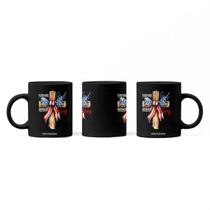 250 Years America Coffee Mug Coquette Bow Cross American 4th Of July 250th Anniversary TS10 Print Your Wear