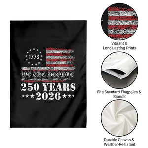 250 Years America Flag Garden Flag USA 250th Anniversary Patriotic We The People 1776 2026 TS10 Print Your Wear