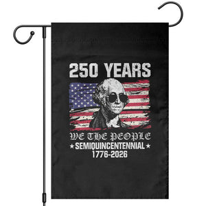 250 Years America Flag Garden Flag George Washington 1776 2026 USA 250th Anniversary Patriotic TS10 Black Print Your Wear