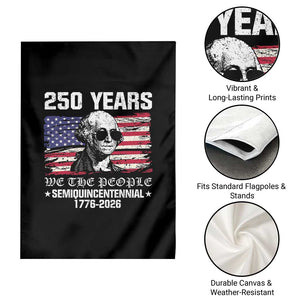 250 Years America Flag Garden Flag George Washington 1776 2026 USA 250th Anniversary Patriotic TS10 Print Your Wear