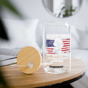 250 Years America Flag Glass Can George Washington 1776 2026 USA 250th Anniversary Patriotic TS10 Print Your Wear