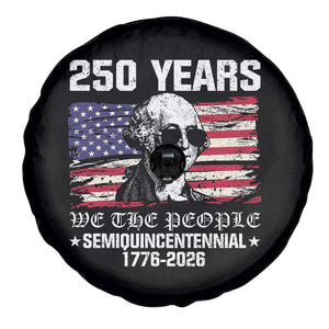 250 Years America Flag Spare Tire Cover George Washington 1776 2026 USA 250th Anniversary Patriotic TS10 Print Your Wear