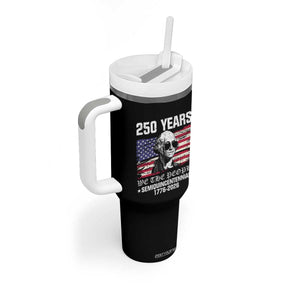 250 Years America Flag Tumbler With Handle George Washington 1776 2026 USA 250th Anniversary Patriotic TS10 Print Your Wear