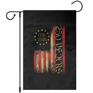 250 Years America Flag Garden Flag 250th Anniversary USA TS10 Black Print Your Wear