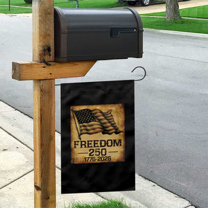 Freedom 250 Years America Garden Flag Retro Vintage 250th Anniversary USA TS10 Print Your Wear