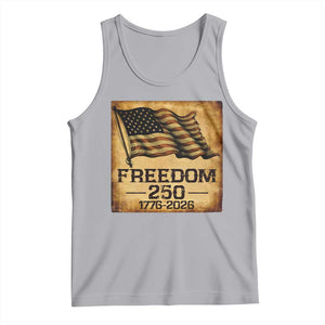 Freedom 250 Years America Tank Top Retro Vintage 250th Anniversary USA TS10 Athletic Heather Print Your Wear
