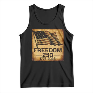Freedom 250 Years America Tank Top Retro Vintage 250th Anniversary USA TS10 Black Print Your Wear