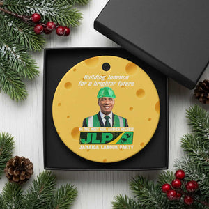Jamaica Labour Party Ceramic Ornament Andrew Holness JLP Supporter Gifts TS10 1pc Yellow Cheese Print Your Wear