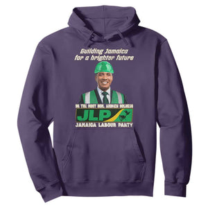 Jamaica Labour Party Hoodie Andrew Holness JLP Supporter Gifts TS10 Purple Print Your Wear