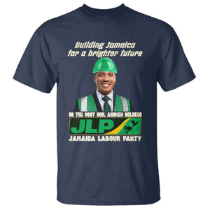 Jamaica Labour Party T Shirt Andrew Holness JLP Supporter Gifts TS10 Navy Print Your Wear
