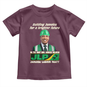 Jamaica Labour Party Toddler T Shirt Andrew Holness JLP Supporter Gifts TS10 Maroon Print Your Wear