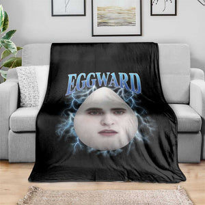 Eggward Throw Blanket Funny Unhinged Meme Gen Z Humor Bootleg Graphic TS10 Print Your Wear