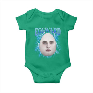 Eggward Baby Onesie Funny Unhinged Meme Gen Z Humor Bootleg Graphic TS10 Irish Green Print Your Wear