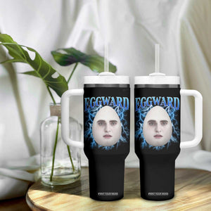 Eggward Tumbler With Handle Funny Unhinged Meme Gen Z Humor Bootleg Graphic TS10 Print Your Wear