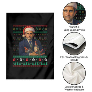 Office Christmas Movie Garden Flag Funny Retro 90s Movie Ugly Xmas TS10 Print Your Wear
