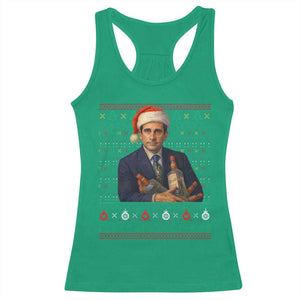 Office Christmas Movie Racerback Tank Top Funny Retro 90s Movie Ugly Xmas TS10 Irish Green Print Your Wear